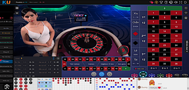 Roulette tại Ku191 dễ thắng nhất, giúp bạn cải thiện tỷ lệ thắng khi tham gia trò chơi này Ku Casino